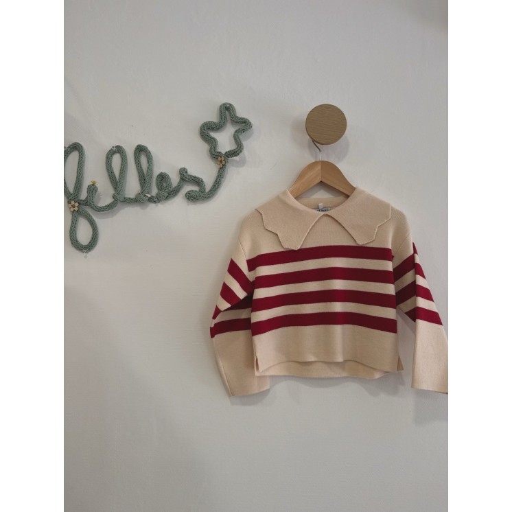 PULL CLAUDINE RAYÉ