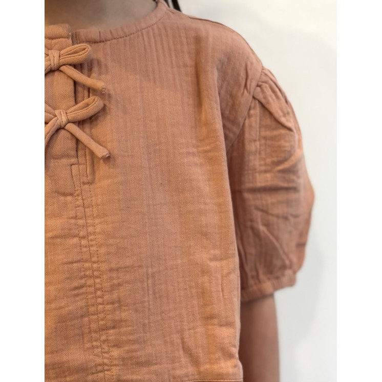 BLOUSE MOUSSELINE NOEUD