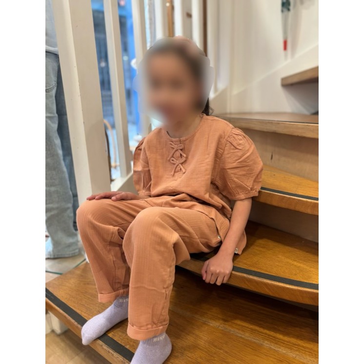 BLOUSE MOUSSELINE NOEUD