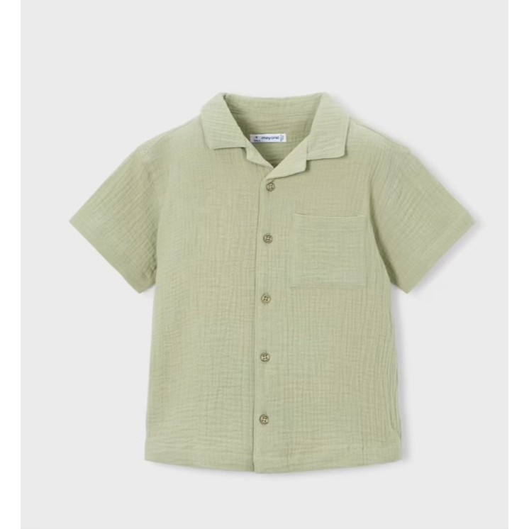 CHEMISE MC GAZE DE COTON