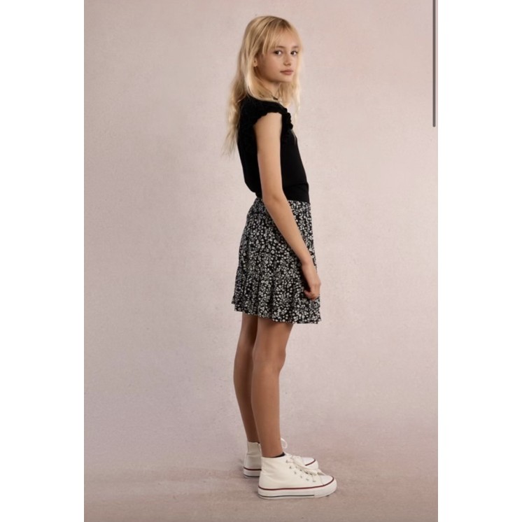 JUPE PATINEUSE FLEURIE