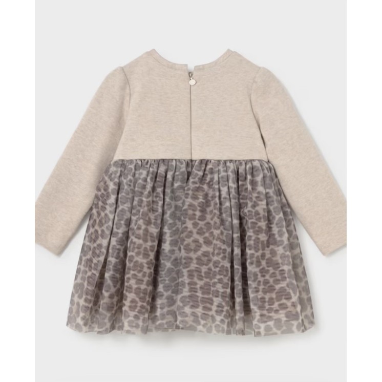 ROBE TRICOT TULLE