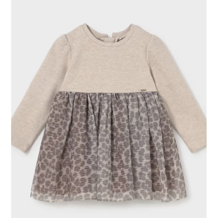 ROBE TRICOT TULLE