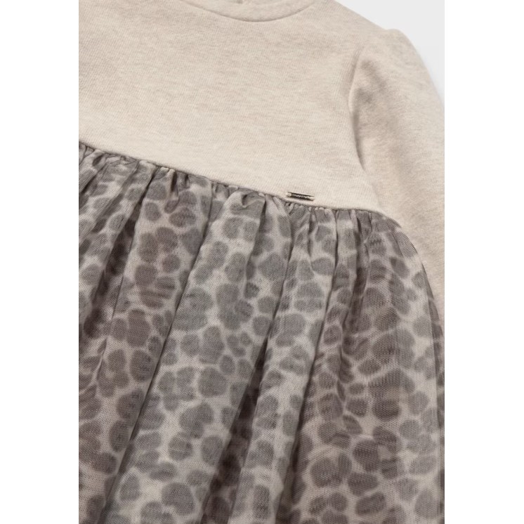ROBE TRICOT TULLE