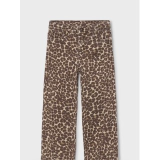 PANTALON LARGE LEOPARD