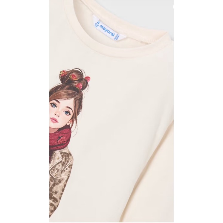 T SHIRT ML FOULARD