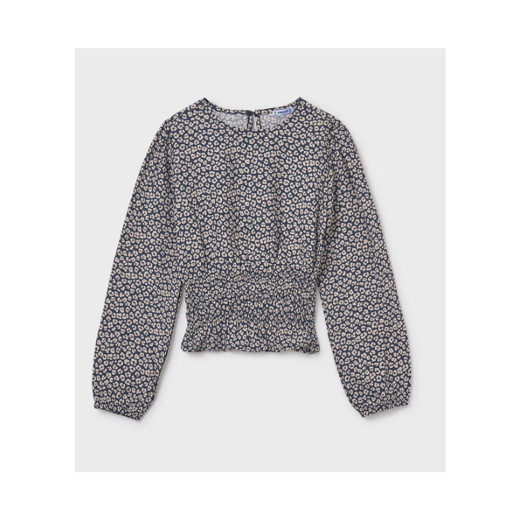 BLOUSE CINTRÉE FLEURS