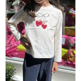 T SHIRT ML COEURS