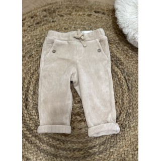 PANT G VELOURS COTELÉ