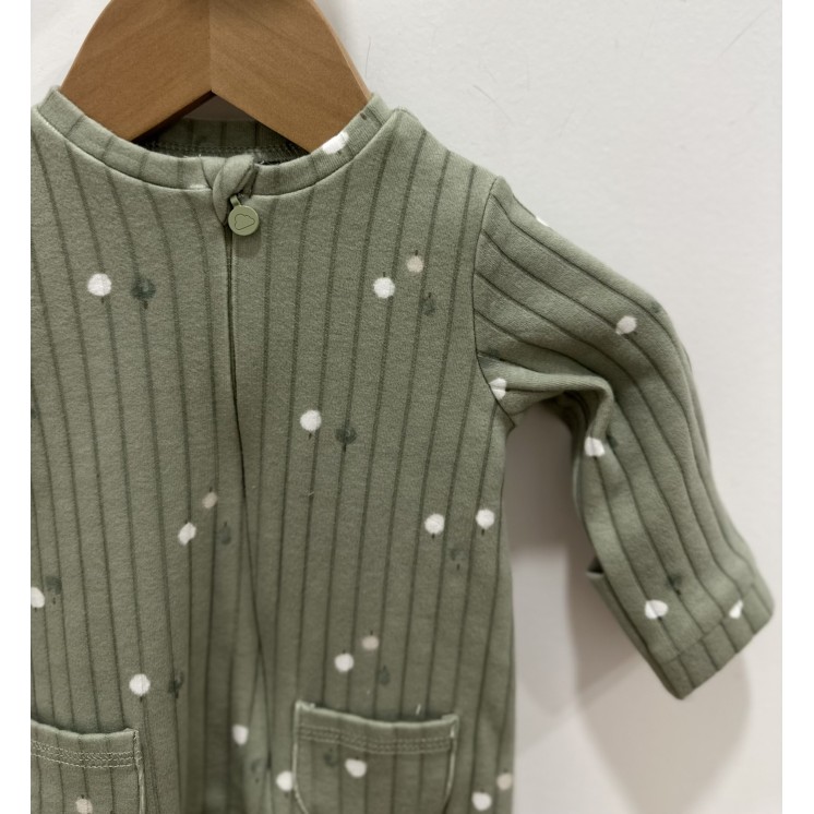 PYJAMA U FEUILLES VERTES