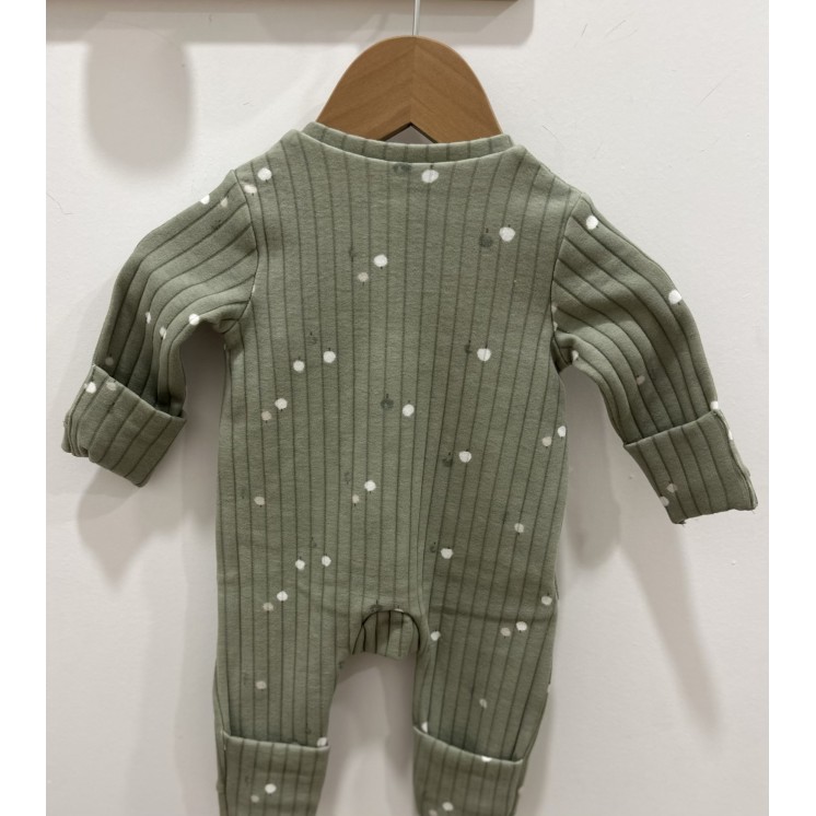 PYJAMA U FEUILLES VERTES
