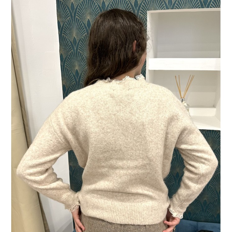 PULL LAINE DENTELLE
